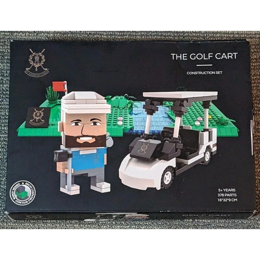 The Golf Cart St Saint Andrews Links Bricks Construction Set In Box Neko